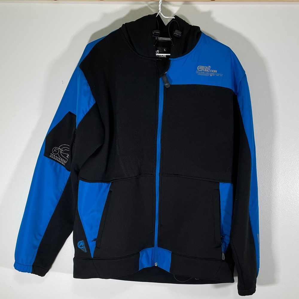 Ecko Unlimited Black and Blue Performance Jacket